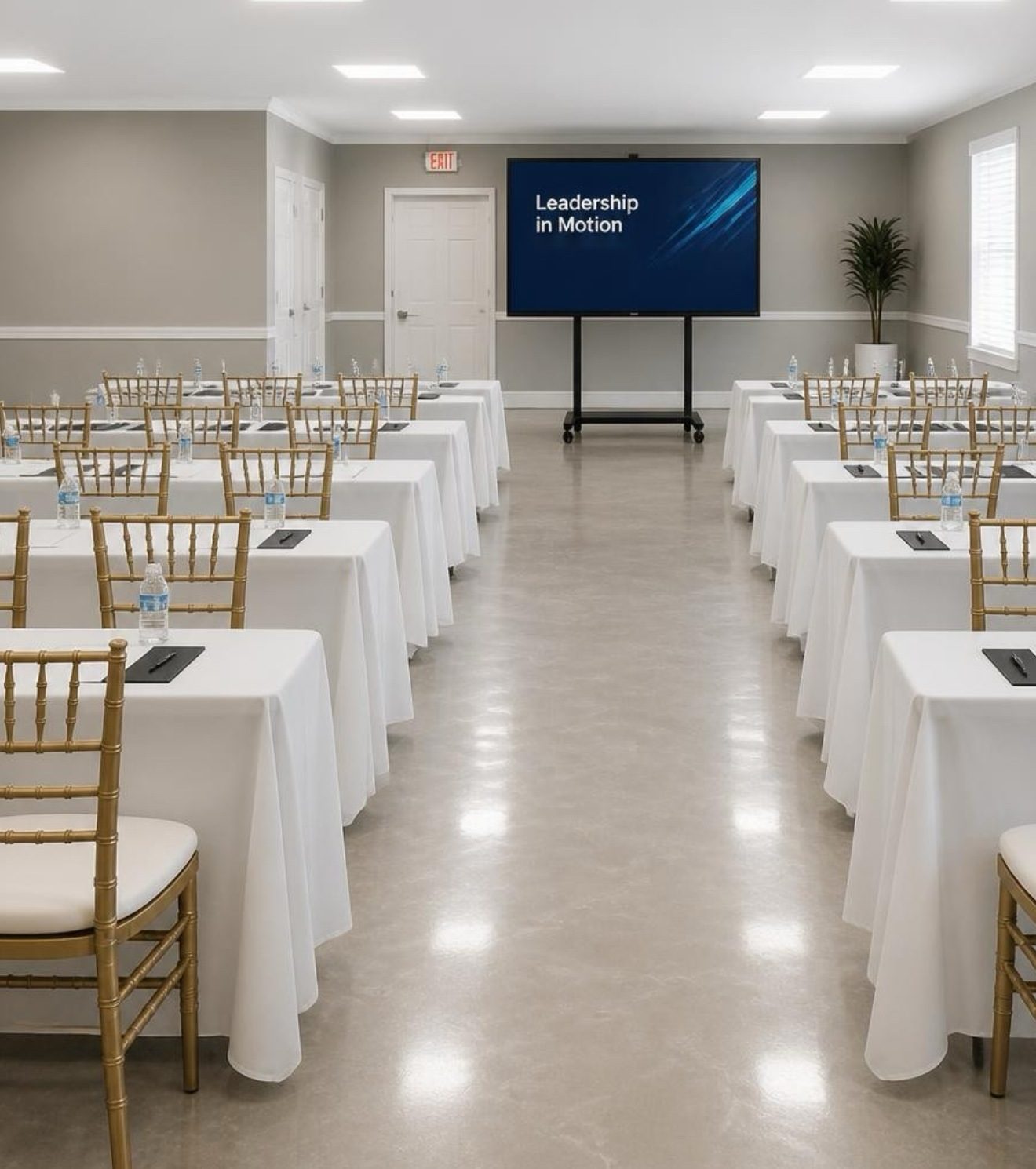 The SID Room set for a training session